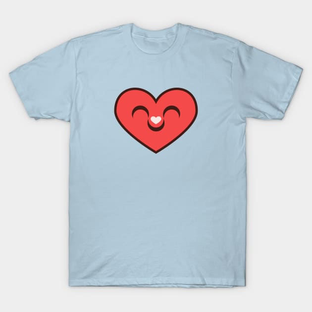 Cute Heart T-Shirt by Etopix